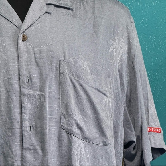 Port Authority Blue Casual Button Down Shirt - Picture 2 of 10